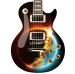 Guitar,bass,acoustic Skin Wrap Laminated Vinyl Decal Sticker World On Fire GS66. Fixed Price $39.99.