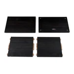 Gator Elite Furniture Desktop 8U Studio Rack Dark Walnut 197881435394 Ob. Fixed Price $99.19.