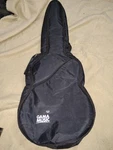New Black Nylon Padded Guitar/instrument Backpack Bag Gig Gear, W/ Zipper Pocket. Fixed Price $7.49.