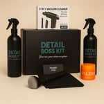 Boss Kit Car Detailing Vacuum 2-WAY Suction & Blower + Cleaners Towels. Fixed Price $58.89.
