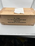 U-line S-1165 6X10 Cloth Parts Bag 500 Total, Bundles Of 100 Unopened Box. Fixed Price $125.00.
