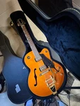 Stadium Electric Guitar Wno 645 To, Sim-gretsch Open-body Design, 2000S China. Fixed Price $525.01.
