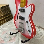 Chrome Parts Electric Guitar Maple Fretboard&neck Semi-hollow Body Us. Fixed Price $241.15.