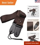 Guitar Strap, Bass Straps Acoustic Electric Woven Simple Leather Ends .... Fixed Price $15.99.