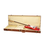 Crossrock Relief Series-premium Wooden Case For Electric Bass Guitars-red. Fixed Price $154.99.