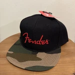 Nwt Fender Guitar Red Logo Black And Camo Flatbill Snapback Hat Baseball Cap. Fixed Price $14.99.