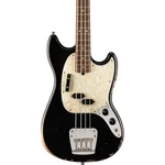 Fender Justin Meldaljohnsen Road Worn Mustang Electric Bass Black. Fixed Price $1849.99.