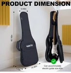 Vekto 900D Oxford Padded Waterproof Black Gig Bag 40 Inch Electric Guitar. Fixed Price $55.00.