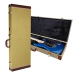 Electric Guitar Hard Case Stratocaster Telecaster Standard Size Tweed Gearlux. Fixed Price $154.99.