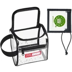 Rough Enough Clear Tsa Approved Toiletry Bag Quart 5.25 X 4.75 , Black. Fixed Price $41.73.