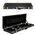 Glarry Cases Hard-shell Wood For Electric Bass Guitars With Lockable Keys. Fixed Price $84.99.