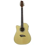 Kona K1EL Left Handed Dreadnought Cutaway Acoustic Electric Guitar, Natural. Fixed Price $199.99.