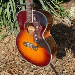 Sunburst Jumbo Acoustic Guitar Abalone Inlay 6 String Solid Spruce Top Folk. Fixed Price $337.50.