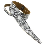 Henry Heller Double-stitched Leather, 2.5" Wide Guitar Strap, Peruvian Boa. Fixed Price $58.99.