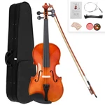 Glarry 1/8 Acoustic Solid Wood Violin Case Bow Rosin Strings Shoulder Rest. Fixed Price $59.74.