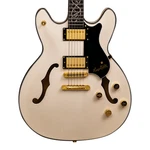 Hagstrom Viking 100 Double Cut Semi-hollow Electric Guitar Platinum. Fixed Price $1999.00.