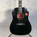 Black Solid Spruce Top J45 Acoustic Electric Guitar Ebony Saddle Big Fast Ship. Fixed Price $320.00.