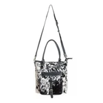 Myra Bag Tote With Zipper In Mesa Maverick Hair-on Hide Detachable Strap. Fixed Price $74.99.