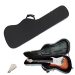 Glarry Portable Hard Shell Case Wooden For St Tl Mf Electric Guitar Black. Fixed Price $60.88.