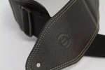 Brown Top Grain Cowhide Short Bass And Guitar Strap. Fixed Price $62.99.