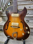 1958 Guild T-100D Slim Jim Electric Guitar With P90'S. Fixed Price $2400.00.