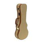 Stagg Vintage-style Gold Tweed Deluxe Hardshell Concert Ukulele Case. Fixed Price $89.99.