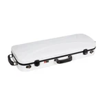 Crossrock Fiberglass Double Case - Two 4/4 Violin, Backpack, White. Fixed Price $296.99.