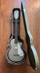 Vintage 1950S Kay Orpheum K-136 Solid Body Electric Guitar With Case. Fixed Price $1500.00.