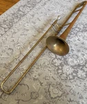 Vintage Olds Ambassador Trombone W/ Case Classic Student Brass Instrument. Fixed Price $199.99.