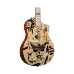 Ortega Tourplayer Thinline Acoustic-electric Classical Guitar, Solid Spruce Top. Fixed Price $699.99.