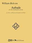 Aubade For Oboe B-flat Soprano Saxophone With Piano. Fixed Price $15.99.