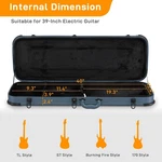 Ktaxon Cases Hard-shell Wood For Standard Electric Guitars Telecaster &lock. Fixed Price $59.29.