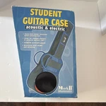 Mark Ii Gig Bag For Acoustic/electric Guitar, Nylon Black/blue MSC-32. Fixed Price $30.00.