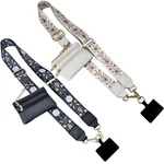 Clip And Go Strap With Wallet (2-PACK) Adjustable Crossbody Holder Zip.... Fixed Price $22.72.