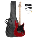 Glarry Gst Burning Fire Basswood Electric Guitar Kit W/bag Red. Fixed Price $59.99.