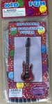 Fun Inflatable Guitar, 40 Inches - Gold/silver. Fixed Price $16.00.