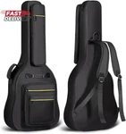 Cahaya 44 Inch Guitar Bag Multi-pockets For Jumbo And Dreadnought Yellow Line. Fixed Price $55.85.