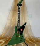 Green Electric Guitar Hh Pickups Golden Part Black Pickguard Hot Sale Freeship. Fixed Price $289.00.