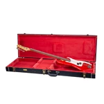 Crossrock Relief Series-premium Wooden Case For Electric Bass Guitars-ocean Blue. Fixed Price $154.99.
