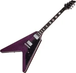 Schecter V-1 Custom Electric Guitar Trans Purple. Fixed Price $1199.00.