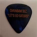 Florida Guitar Pick Blue Orange 'let's Go Gators!' For Acoustic Electric. Fixed Price $30.00.
