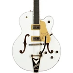 Gretsch Falcon Hollow Body With Stringthru Bigsby Electric Guitar White. Fixed Price $3899.99.